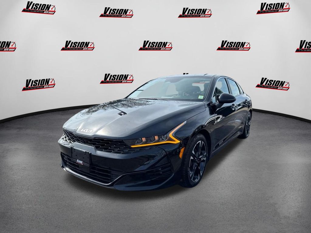 Ebony Black 2023 Kia K5 GT-Line FWD Sedan Front-Wheel Drive 8-Speed Automatic