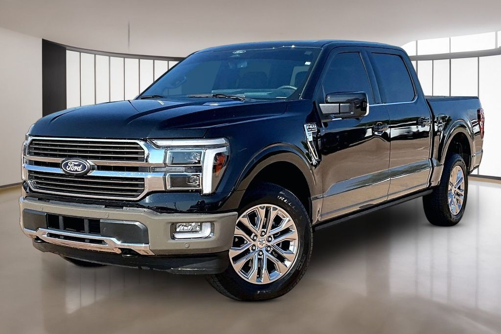 Black Metallic 2025 Ford F-150 Pickup Truck Four-Wheel Drive Automatic