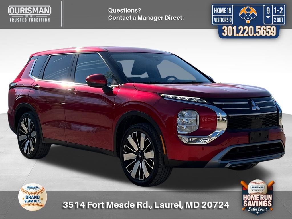 Red Diamond 2025 Mitsubishi Outlander SE FWD SUV / Crossover Front-Wheel Drive Continuously Variable Transmission