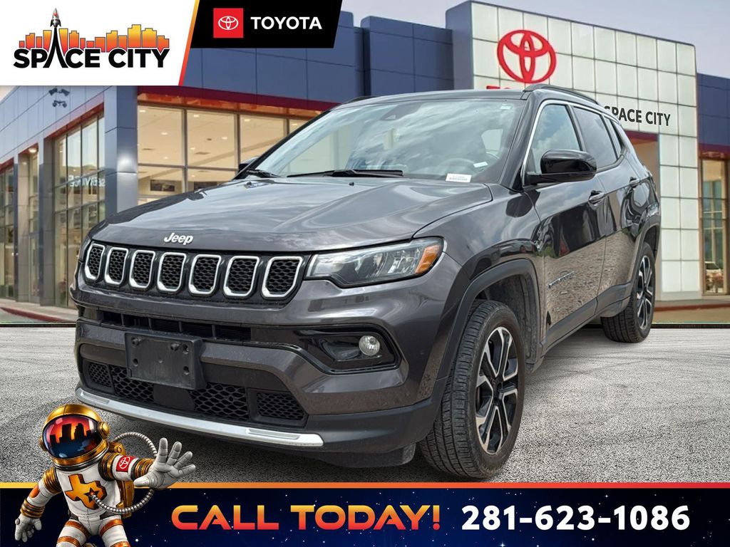 Black Clearcoat 2024 Jeep Compass Limited 4WD SUV / Crossover Four-Wheel Drive 8-Speed Automatic
