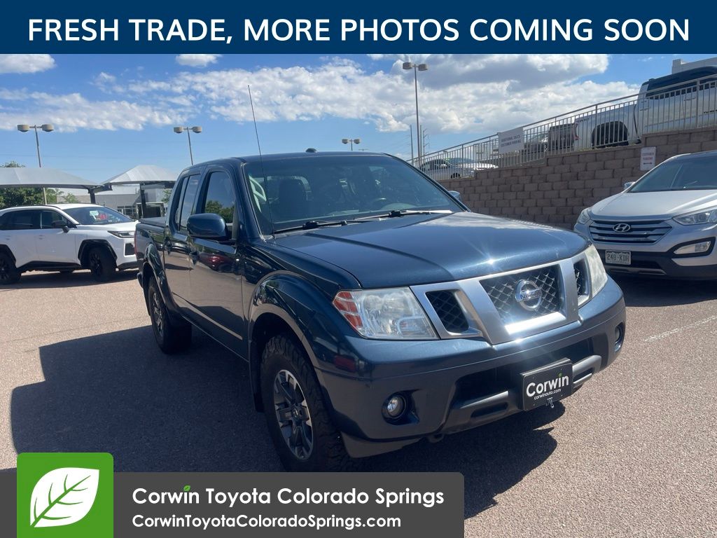 Arctic Blue Metallic 2018 Nissan Frontier Pickup Truck Four-Wheel Drive 5-Speed Automatic Overdrive