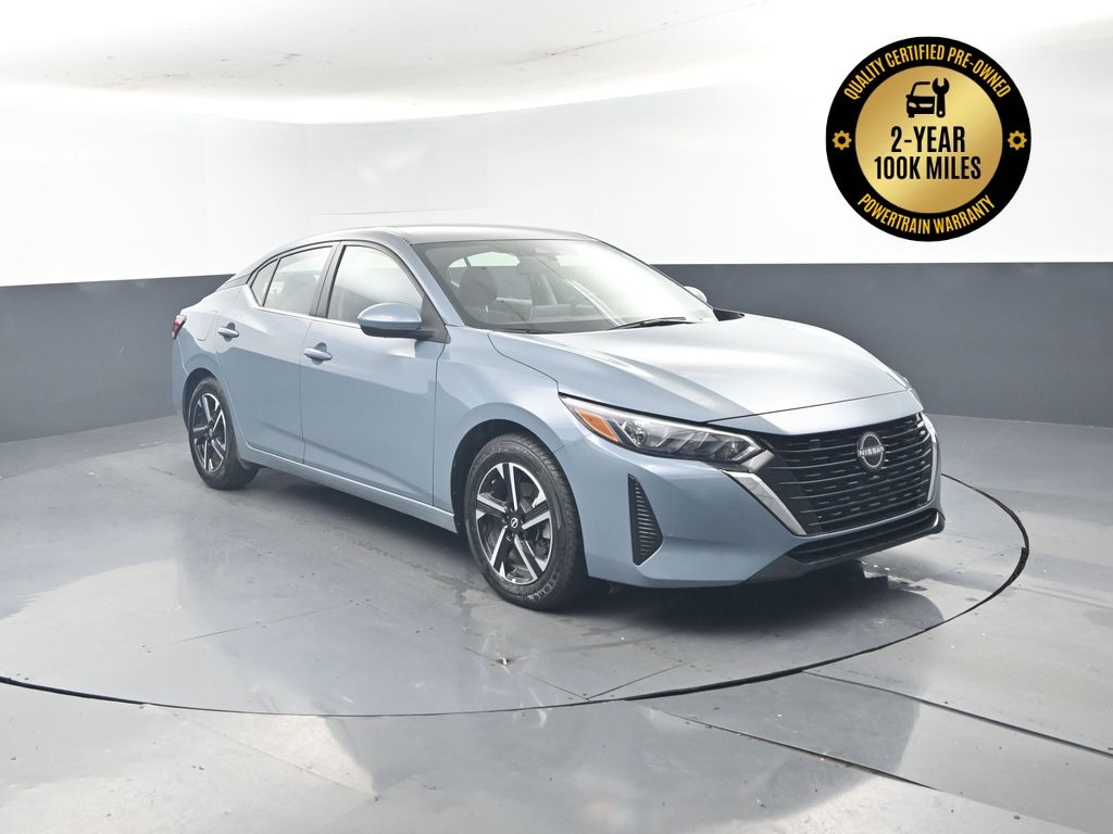 Atlantic Gray Metallic 2024 Nissan Sentra SV FWD Sedan Front-Wheel Drive Continuously Variable Transmission