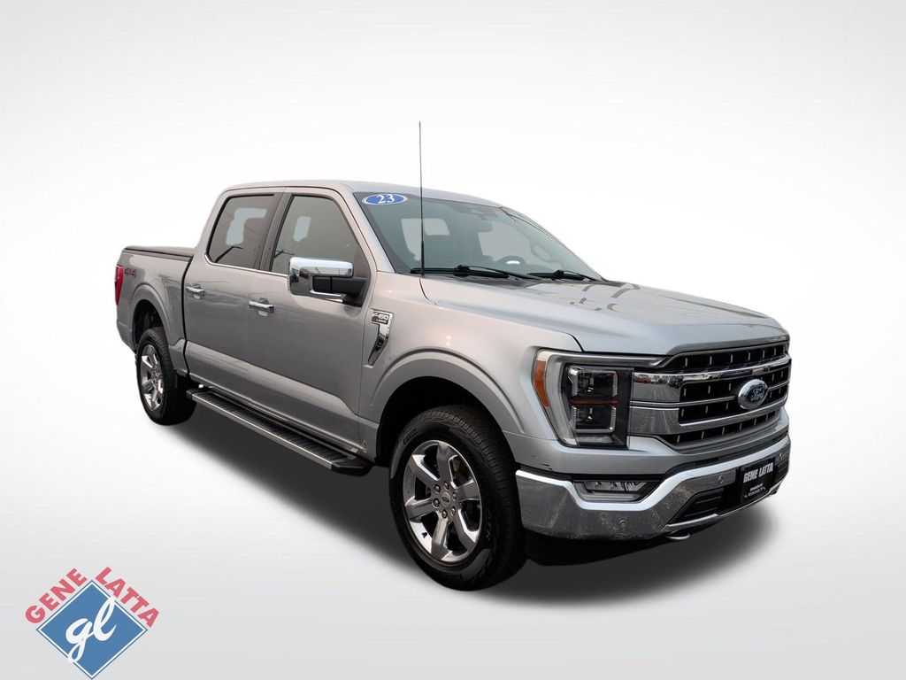 Iconic Silver Metallic 2023 Ford F-150 Pickup Truck Four-Wheel Drive Automatic