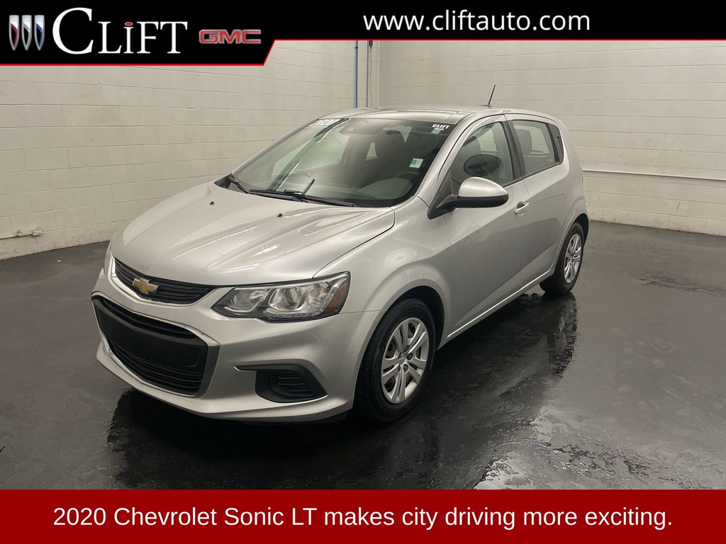 Silver Ice Metallic 2020 Chevrolet Sonic Hatchback Front-Wheel Drive 6-Speed Automatic