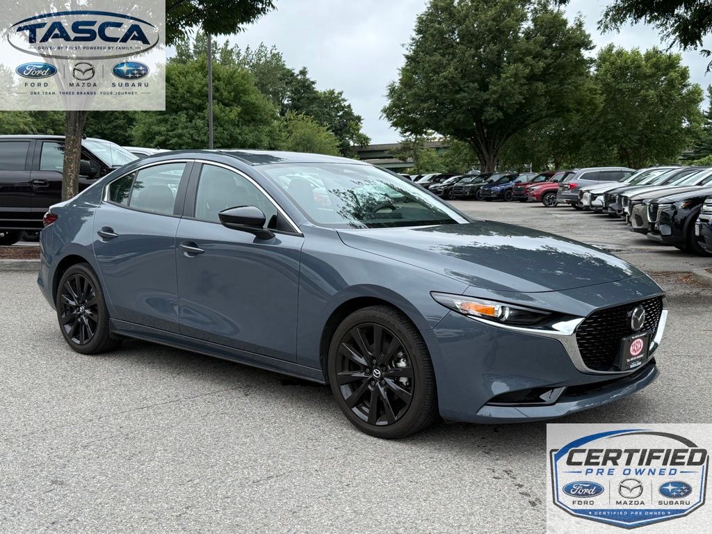 Polymetal Gray Metallic 2025 Mazda MAZDA3 Sedan All-Wheel Drive 6-Speed Automatic