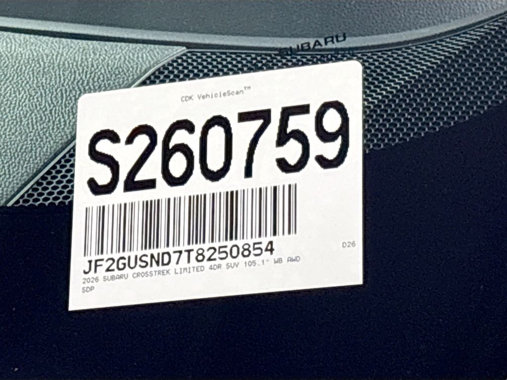 2026 Subaru Crosstrek Hybrid Limited