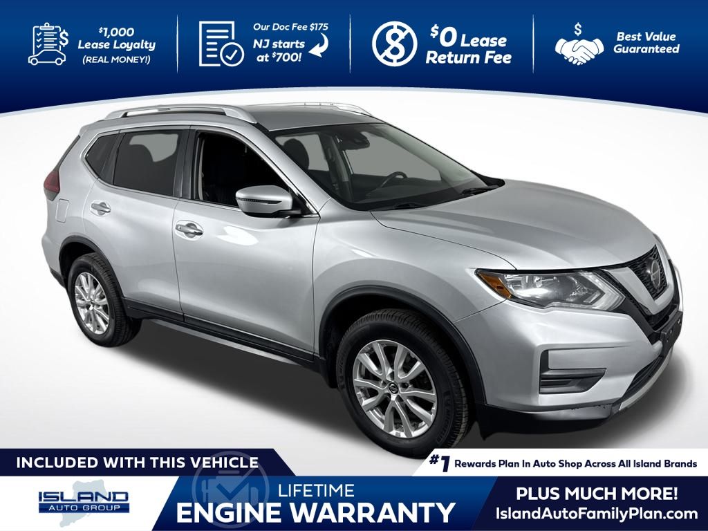 Brilliant Silver Metallic 2019 Nissan Rogue SV AWD SUV / Crossover All-Wheel Drive Continuously Variable Transmission