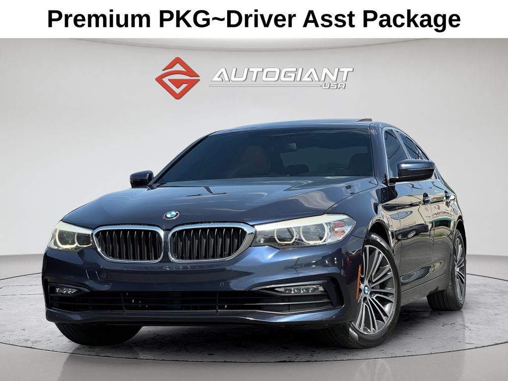 Imperial Blue Metallic 2017 BMW 5 Series 530i Sedan RWD Sedan Rear-Wheel Drive 8-Speed Automatic