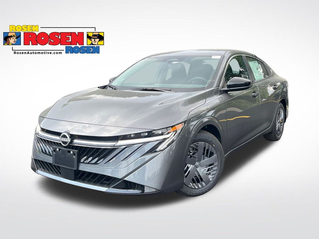 Gray (Gun Metallic) 2026 Nissan Sentra Sedan Front-Wheel Drive Continuously Variable Transmission