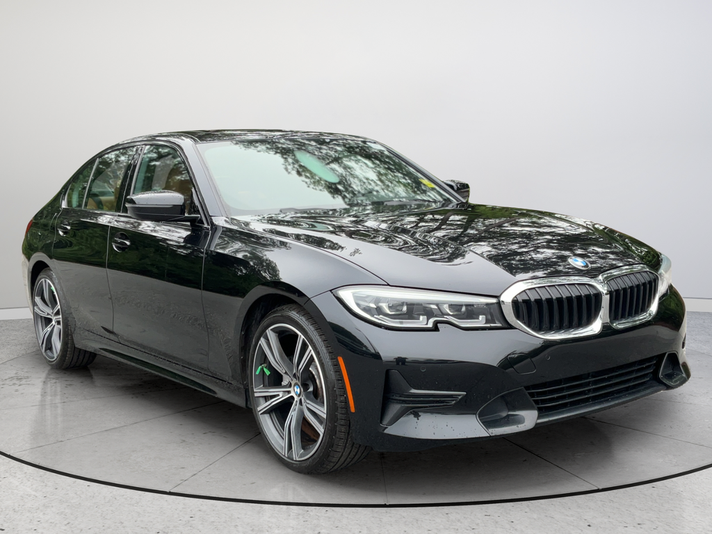 Black Sapphire Metallic 2022 BMW 3 Series Sedan Rear-Wheel Drive 8-Speed Automatic