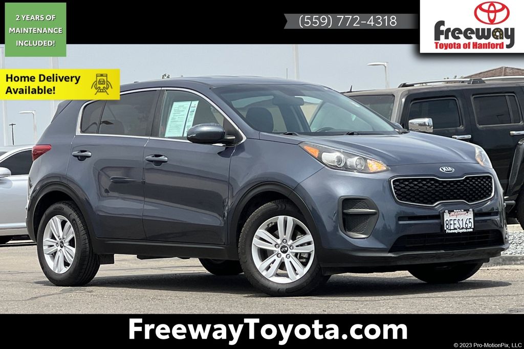 Pacific Blue 2018 Kia Sportage LX SUV / Crossover Front-Wheel Drive 6-Speed Automatic Overdrive