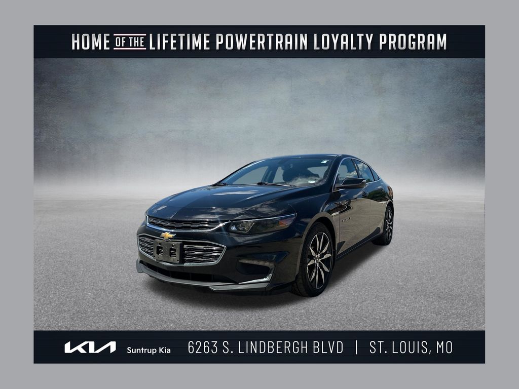 Mosaic Black Metallic 2018 Chevrolet Malibu Sedan Front-Wheel Drive 6-Speed Automatic