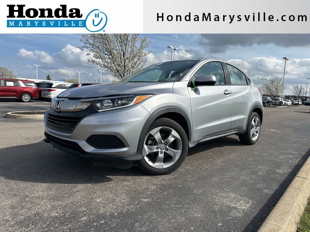 Lunar Silver Metallic 2022 Honda HR-V LX AWD SUV / Crossover All-Wheel Drive Continuously Variable Transmission