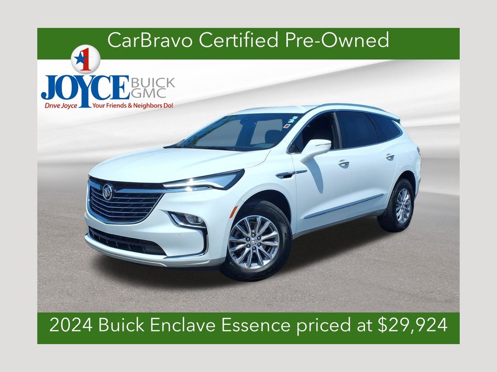 Summit White 2024 Buick Enclave SUV / Crossover Front-Wheel Drive 9-Speed Automatic