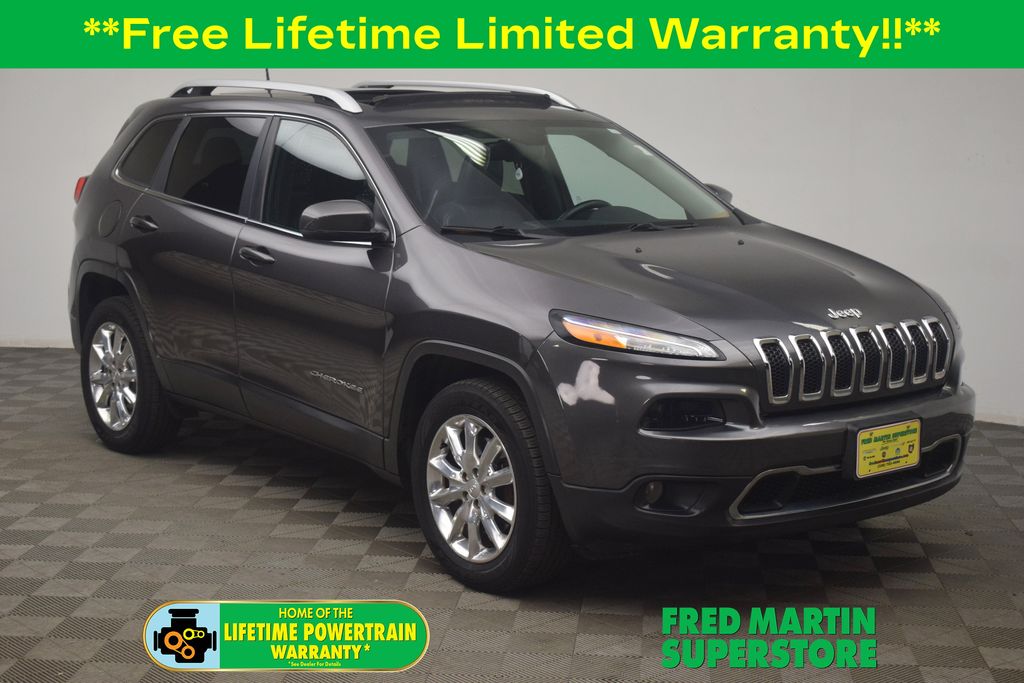used 2017 Jeep Cherokee car, priced at $16,000