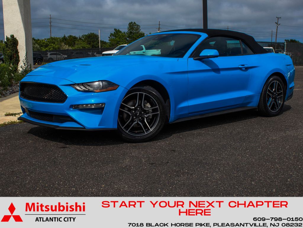 Grabber Blue Metallic 2023 Ford Mustang Convertible Rear-Wheel Drive Automatic
