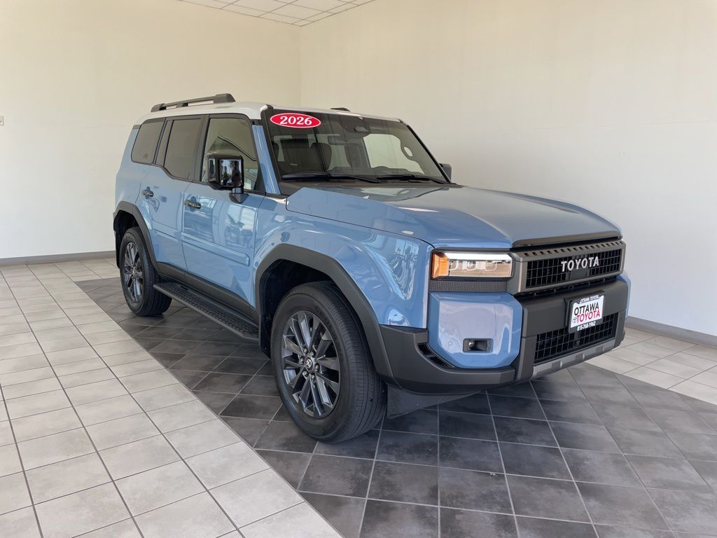 Heritage Blue/Gray Scape Roof 2026 Toyota Land Cruiser 4WD SUV / Crossover Four-Wheel Drive 8-Speed Automatic