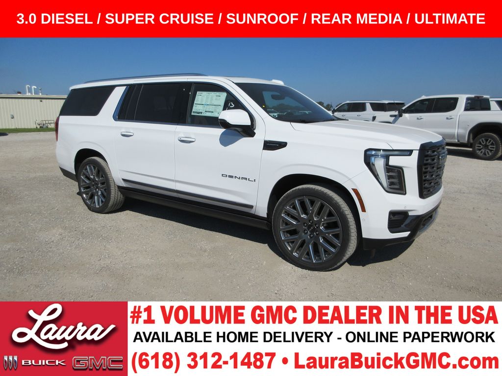 Summit White 2026 GMC Yukon XL SUV / Crossover Four-Wheel Drive 