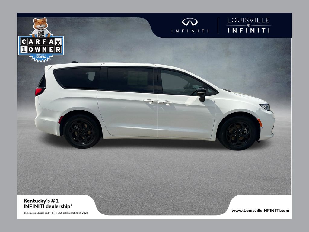 Bright White Clearcoat 2024 Chrysler Pacifica Hybrid Minivan Front-Wheel Drive Continuously Variable Transmission