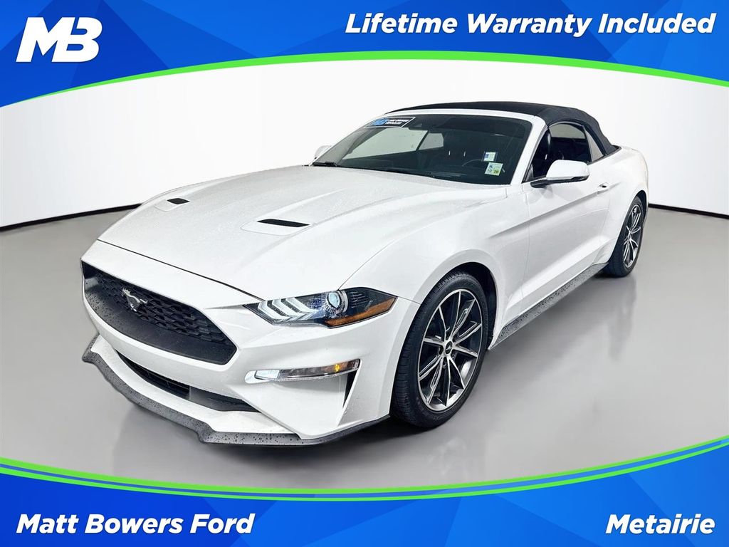 Oxford White 2019 Ford Mustang Convertible Rear-Wheel Drive Automatic