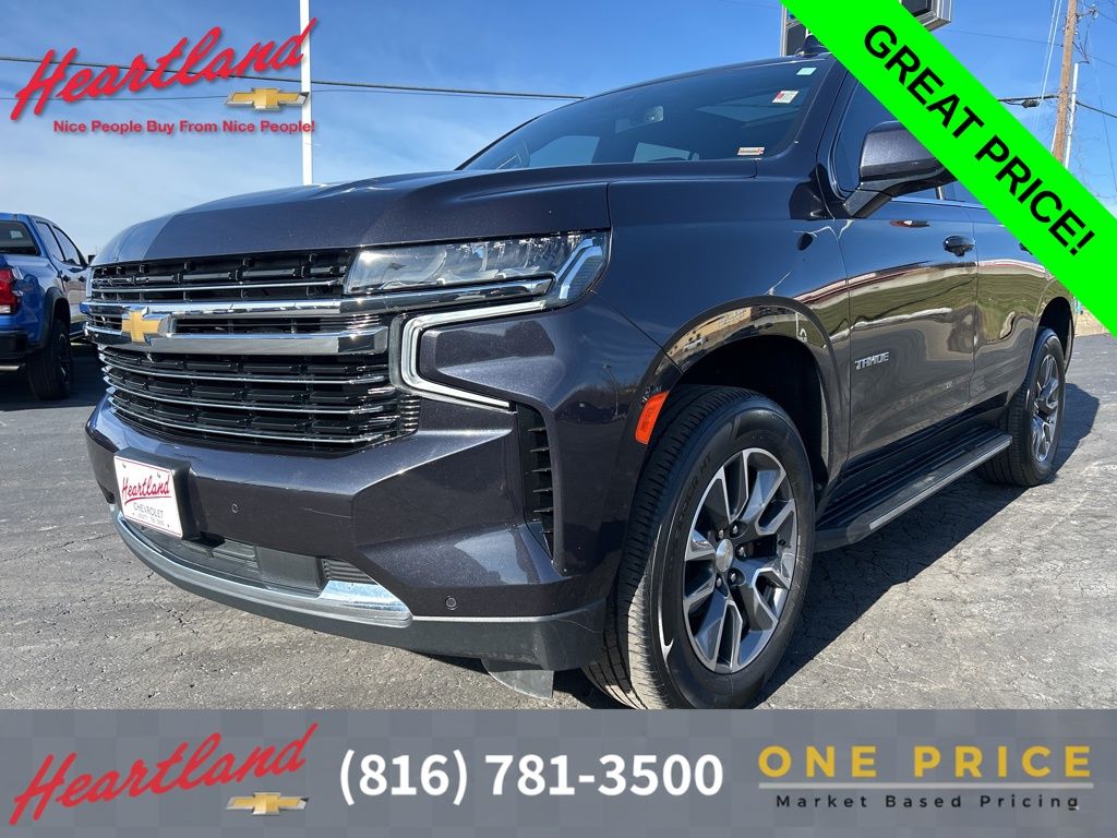 Dark Ash Metallic 2022 Chevrolet Tahoe LT 4WD SUV / Crossover Four-Wheel Drive