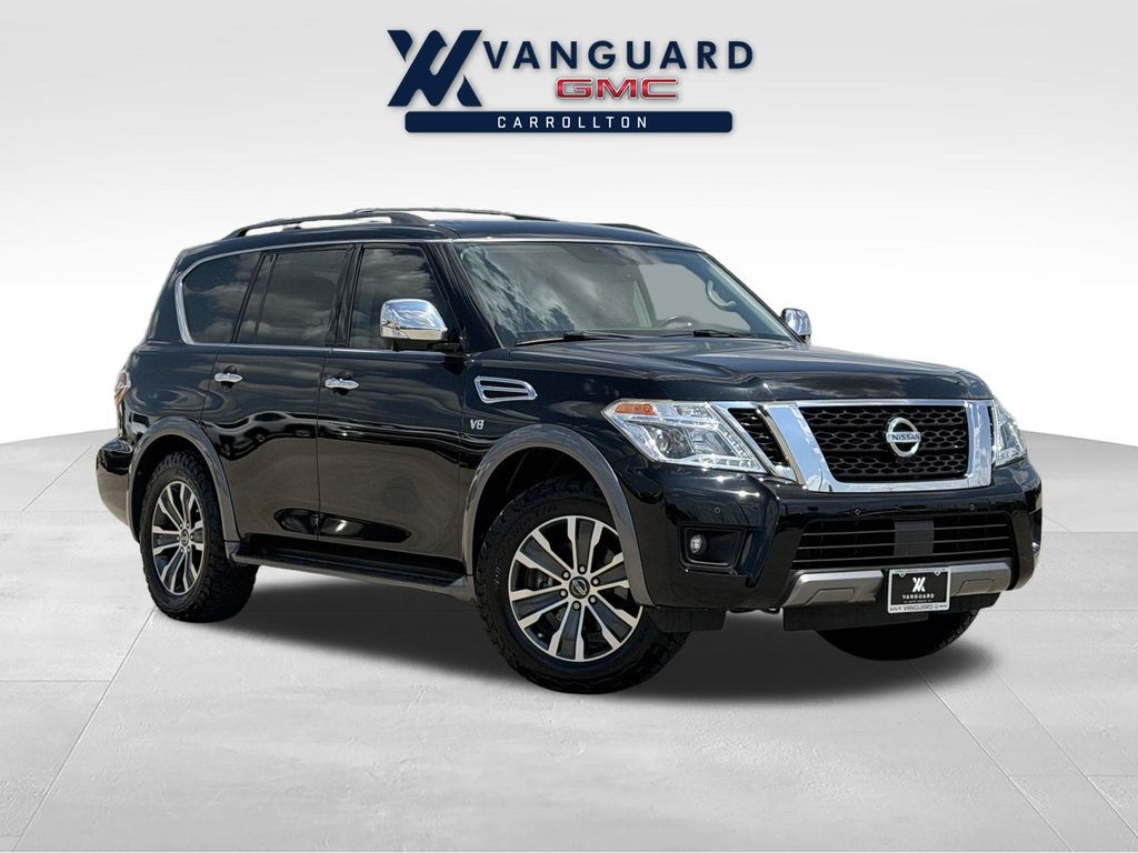 Super Black 2019 Nissan Armada SUV / Crossover 4X2 7-Speed Automatic