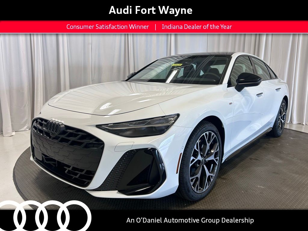 Glacier White Metallic 2026 Audi A6 quattro Progressiv TFSI Sedan 7-Speed Automatic
