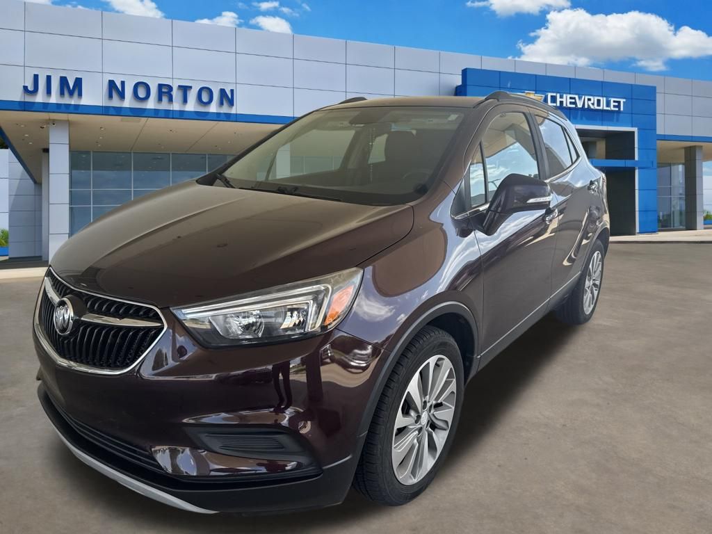 Black Cherry Metallic 2018 Buick Encore SUV / Crossover Front-Wheel Drive 6-Speed Automatic Overdrive