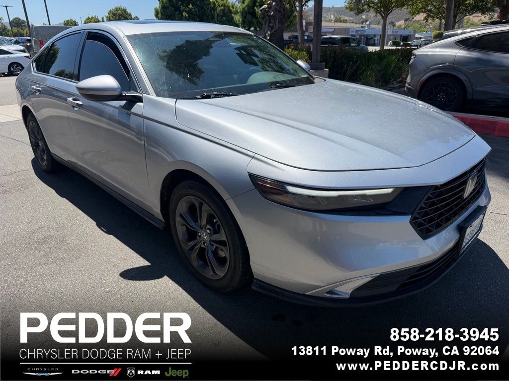 Lunar Silver Metallic 2023 Honda Accord Sedan Front-Wheel Drive Continuously Variable Transmission