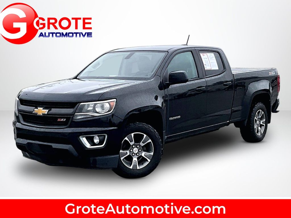 Black 2016 Chevrolet Colorado Pickup Truck Four-Wheel Drive 6-Speed Automatic