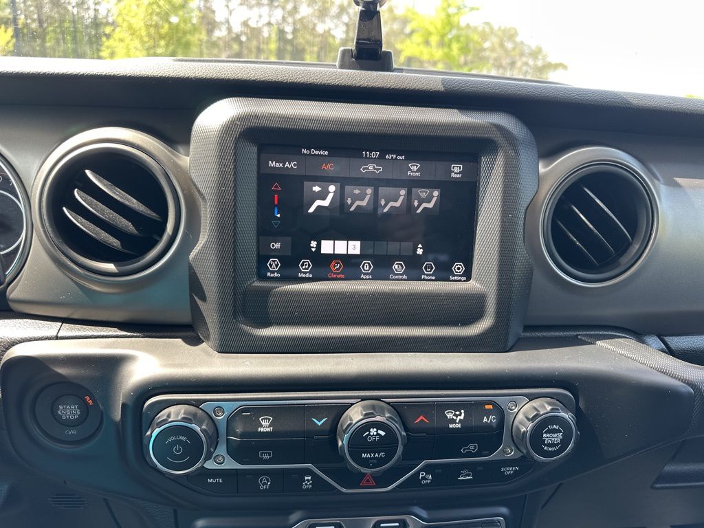 2023 Black Clearcoat Jeep Gladiator Sport 4X4 Truck