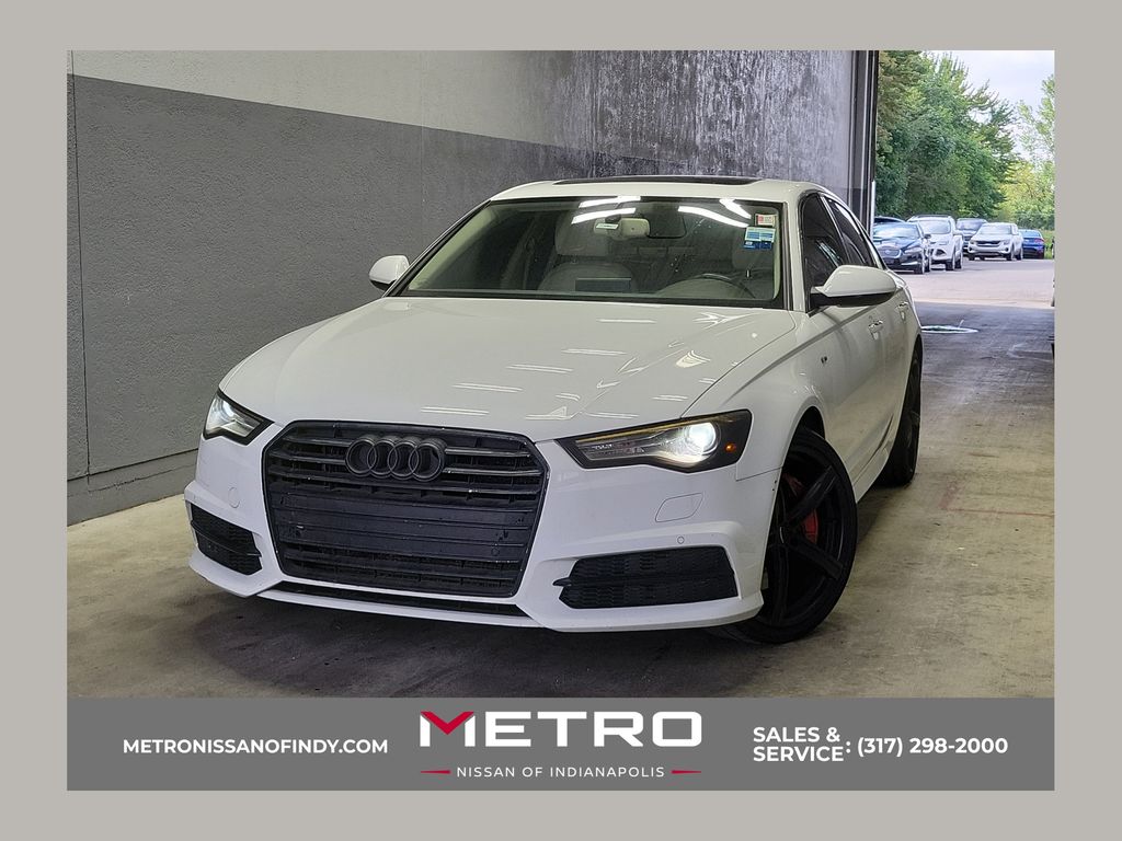 White 2018 Audi A6 Sedan Front-Wheel Drive 7-Speed Automatic