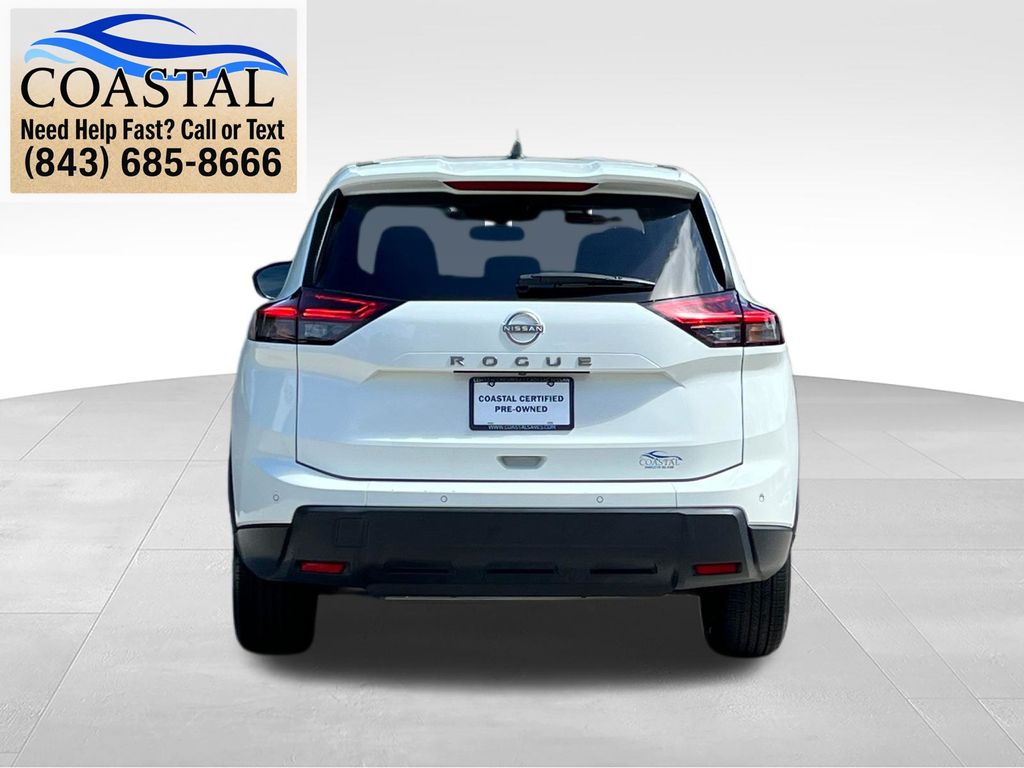 2024 Nissan Rogue S White at Coastal Chevrolet Cadillac