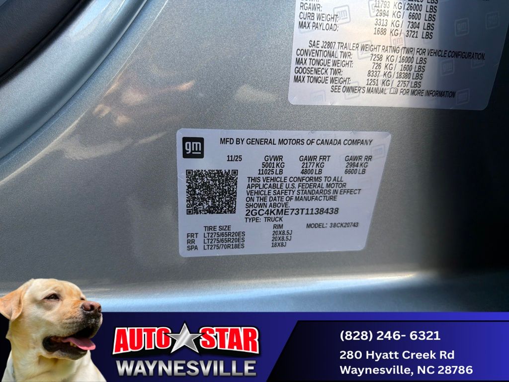 new 2026 Chevrolet Silverado 2500HD car, priced at $56,911