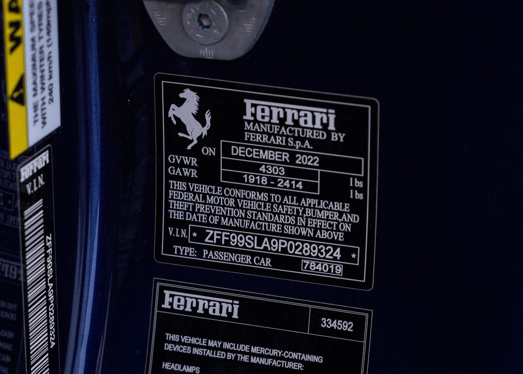 Used 2023 Blue Ferrari Base image 28