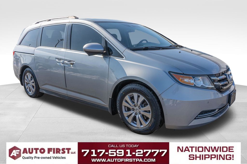 Silver Metallic 2016 Honda Odyssey EX-L FWD Minivan Front-Wheel Drive 6-Speed Automatic