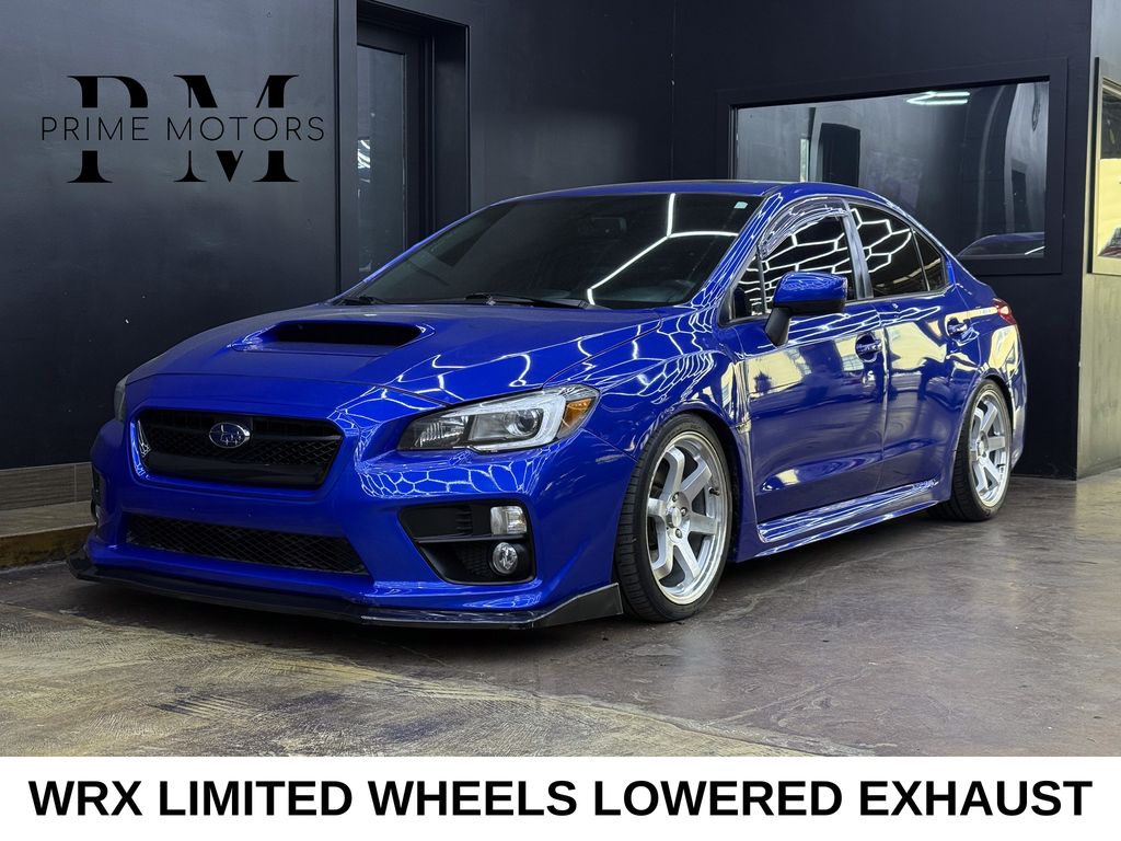 WR Blue Pearl 2016 Subaru WRX Sedan All-Wheel Drive Continuously Variable Transmission