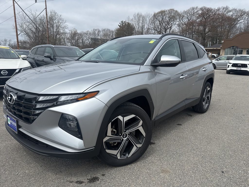 Shimmering Silver 2023 Hyundai Tucson SEL AWD SUV / Crossover All-Wheel Drive 8-Speed Automatic