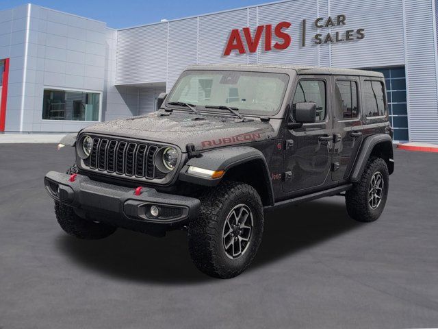 Gray (Granite Crystal Metallic Clearcoat) 2025 Jeep Wrangler Rubicon 4-Door 4WD SUV / Crossover Four-Wheel Drive 8-Speed Automatic