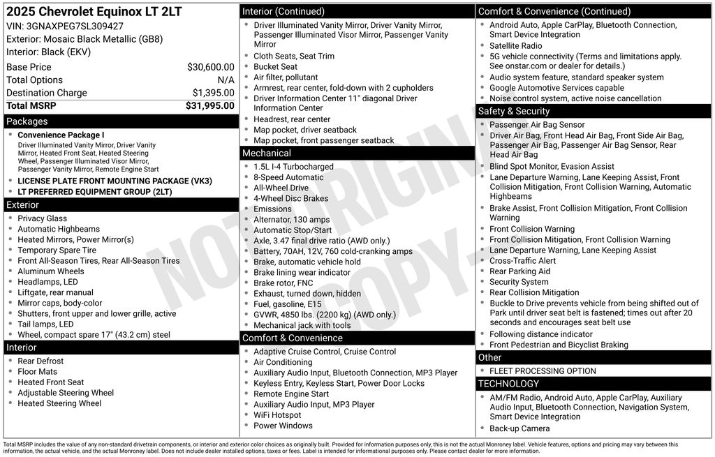Used 2025 Chevrolet Equinox SUV