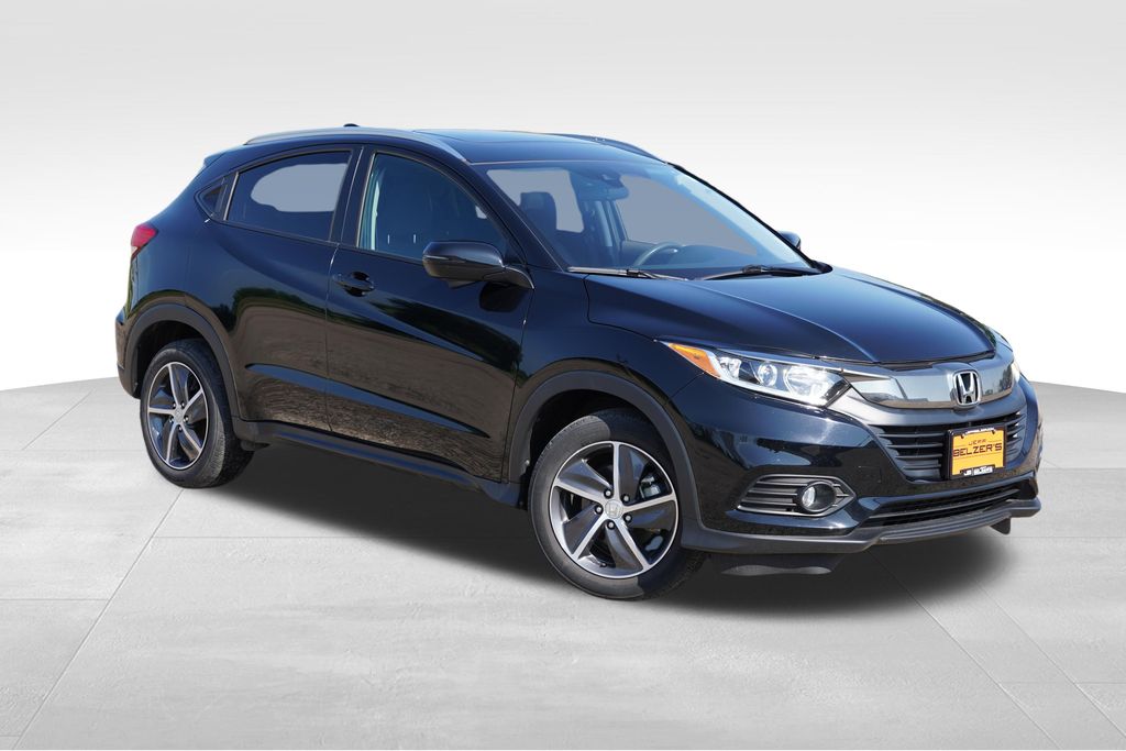 Crystal Black Pearl 2022 Honda HR-V SUV / Crossover All-Wheel Drive Continuously Variable Transmission