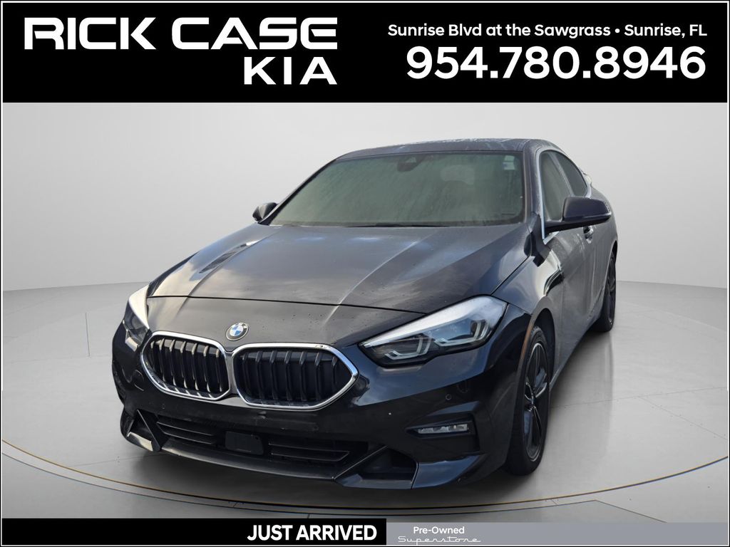 Black Sapphire Metallic 2021 BMW 2 Series Sedan All-Wheel Drive 8-Speed Automatic
