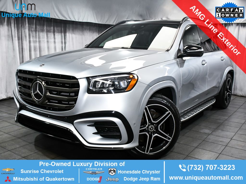 Cirrus Silver Metallic 2025 Mercedes-Benz GLS SUV / Crossover All-Wheel Drive 9-Speed Automatic
