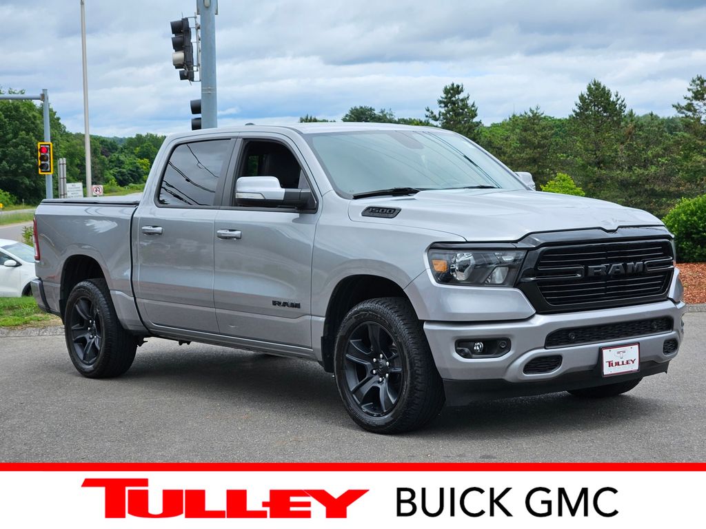 Billet Silver Metallic Clearcoat 2020 RAM 1500 Pickup Truck Four-Wheel Drive 8-Speed Automatic