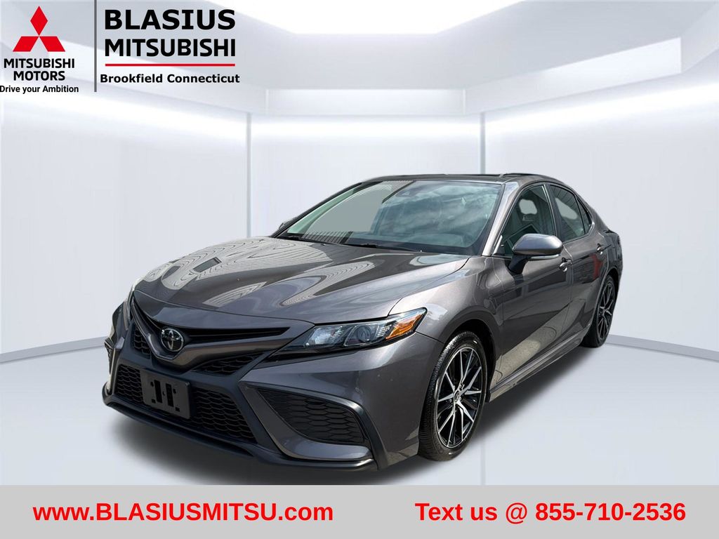 Predawn Gray Mica 2021 Toyota Camry Sedan All-Wheel Drive 8-Speed Automatic