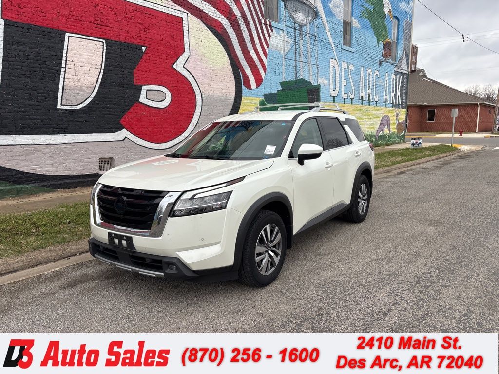 Pearl White Tricoat 2022 Nissan Pathfinder SL FWD SUV / Crossover Front-Wheel Drive 9-Speed Automatic