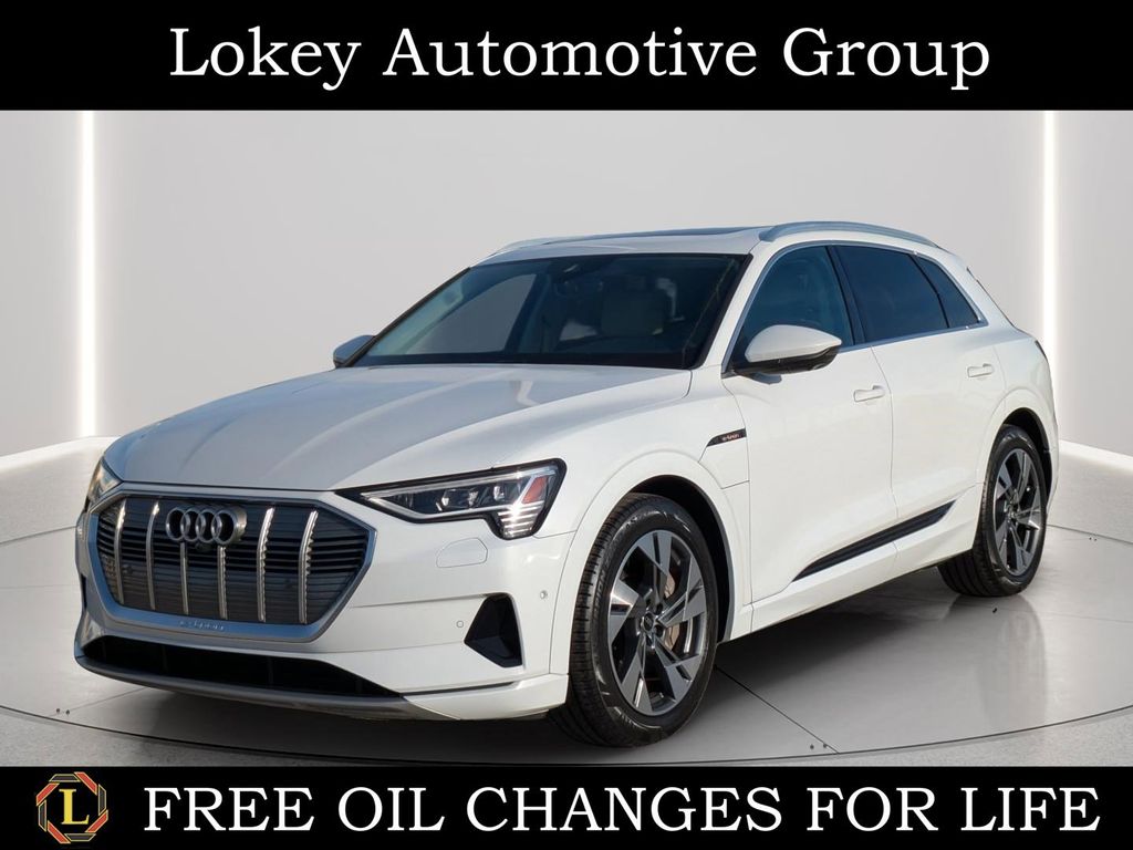 Glacier White 2022 Audi e-tron Premium Plus quattro AWD SUV / Crossover All-Wheel Drive Automatic