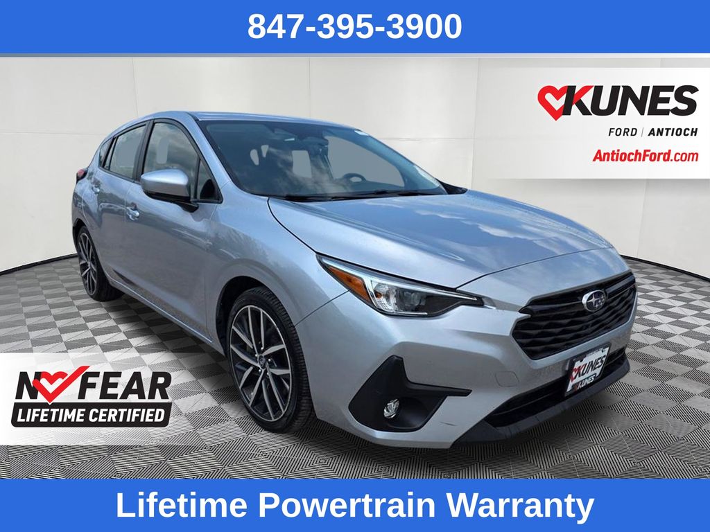 Ice Silver Metallic 2024 Subaru Impreza Wagon All-Wheel Drive Continuously Variable Transmission