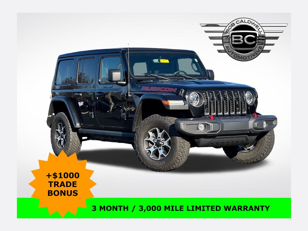 Black Clearcoat 2023 Jeep Wrangler Rubicon 4-Door 4WD SUV / Crossover Four-Wheel Drive 8-Speed Automatic