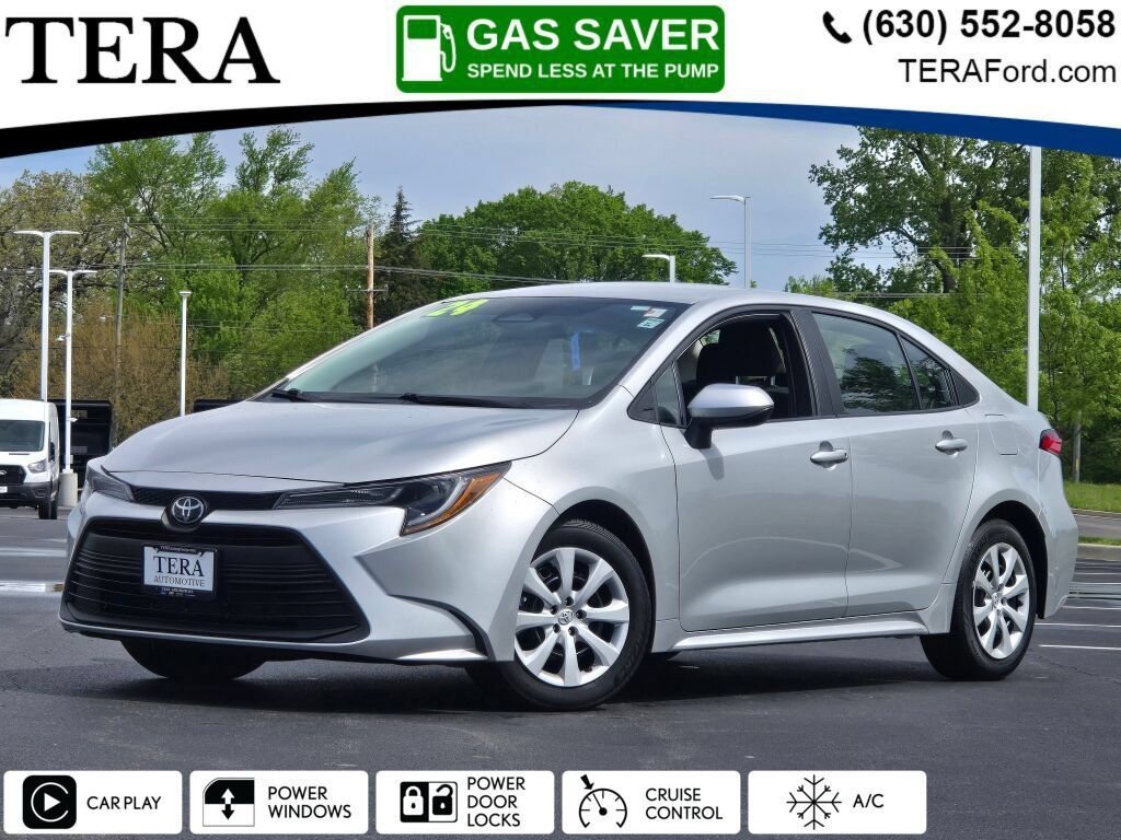 Classic Silver Metallic 2024 Toyota Corolla Sedan Front-Wheel Drive Continuously Variable Transmission